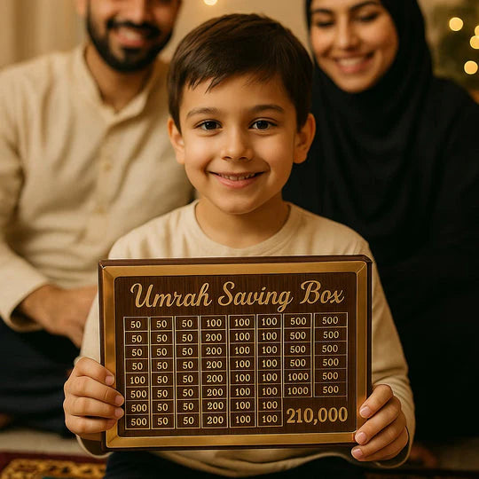 Wooden Umrah Saving Box